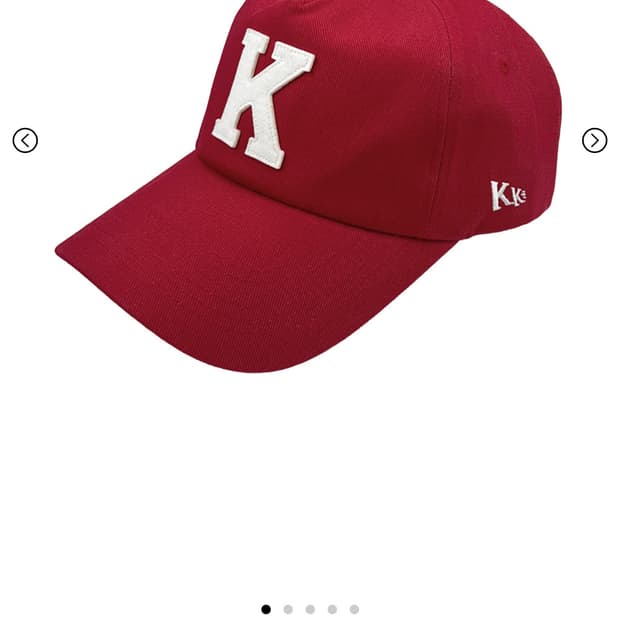 코미엔 볼캡 레드 미개봉 새상품