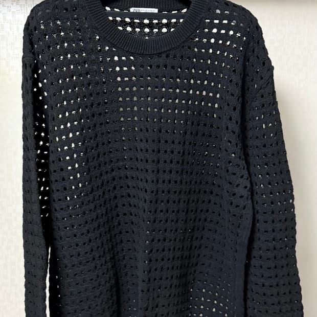 자라 망사 니트