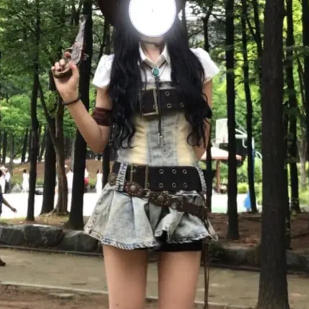 컨셉졸사 졸업사진 카우걸 해적 의상대여 !!퀄리티 최상!! 풀착장 세트