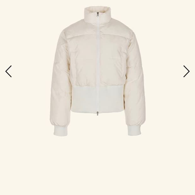 레터프롬문 크롭패딩