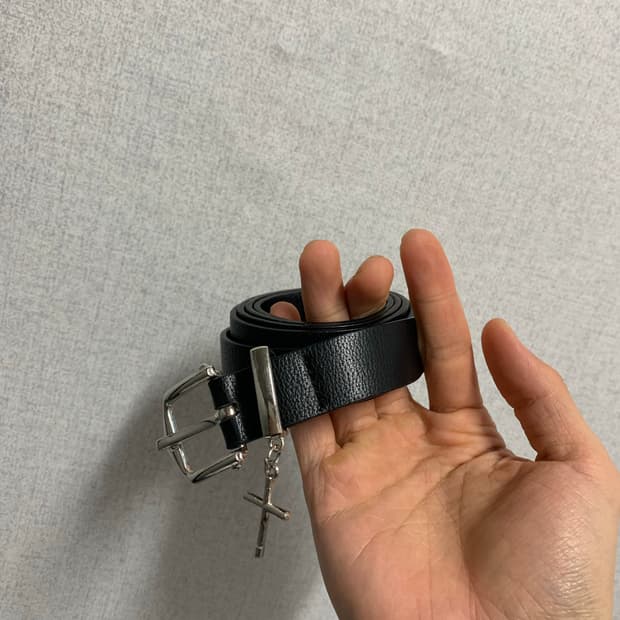 빈티지 십자가 벨트