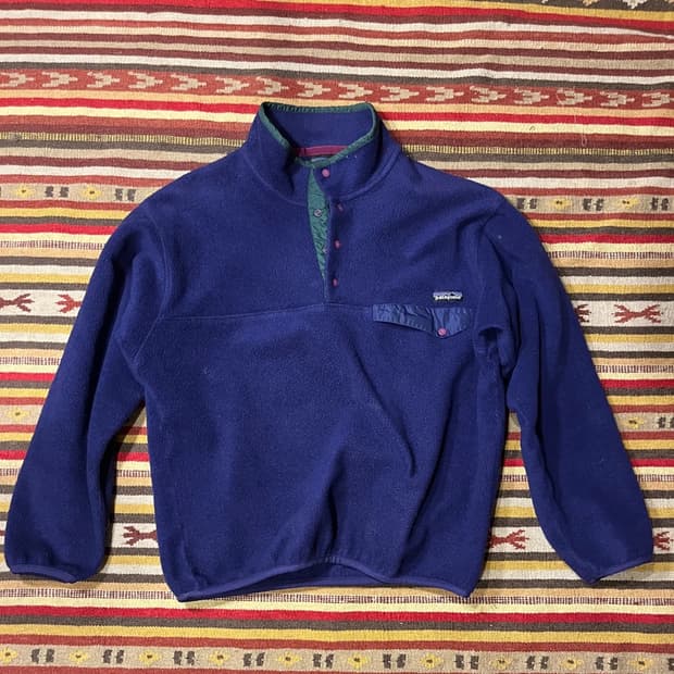 90s 자메이카 파타고니아 신칠라 스냅-T 퍼플