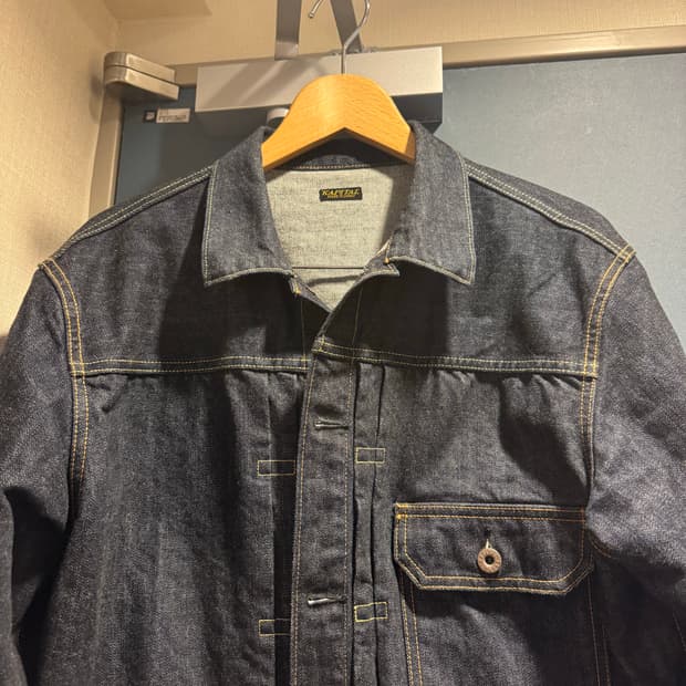 캐피탈 14온즈 데님 1ST 원 워시 자켓 인디고