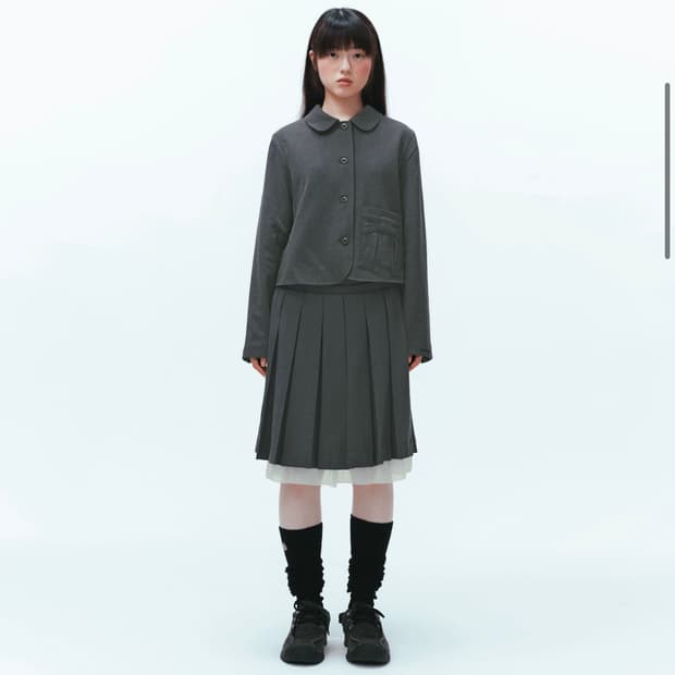 코이세이오 리본 셋업 그레이