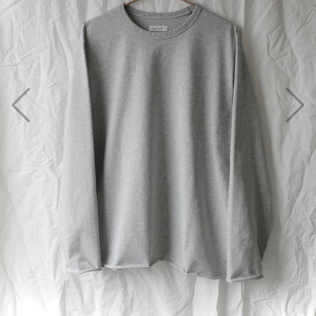 새상품) 씨솔트 Loop hem long sleeve (gray)