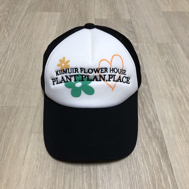 (OS) 키뮤어 KIIMUIR PPP 플라워 메쉬캡 블랙