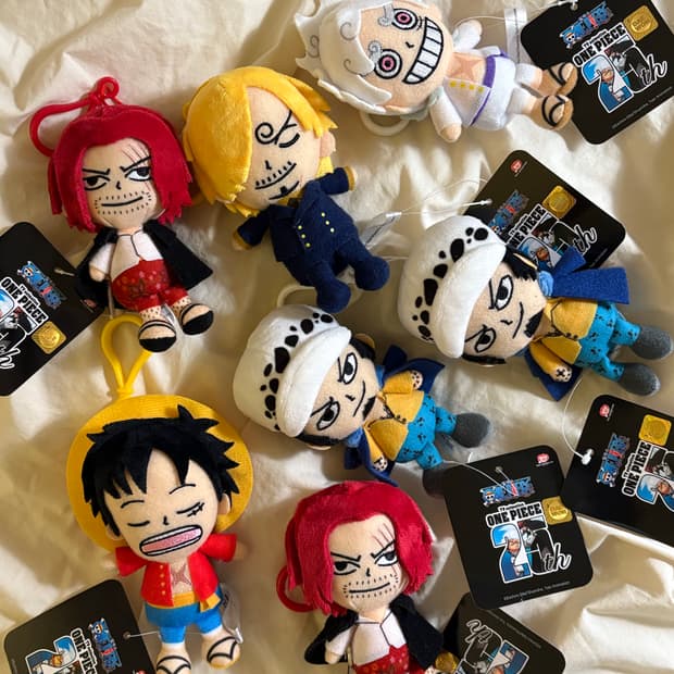 애니 원피스 루피 상디 샹크스 니카 로우 인형 키링