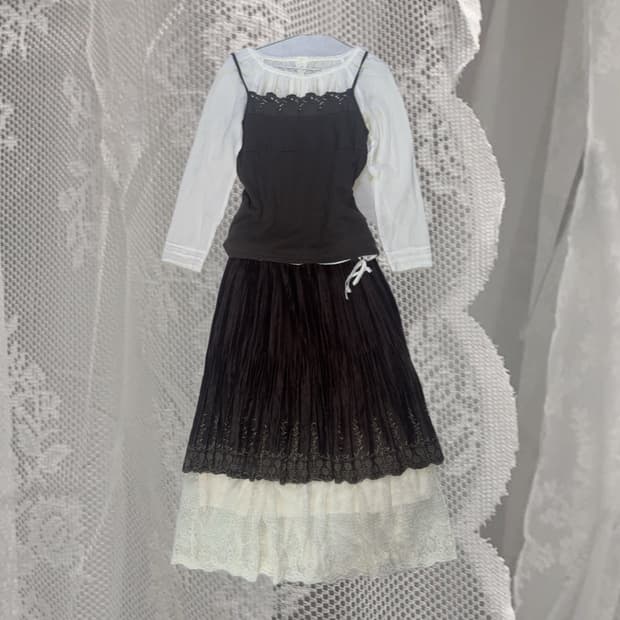 빈티지 모리걸 코디 세트