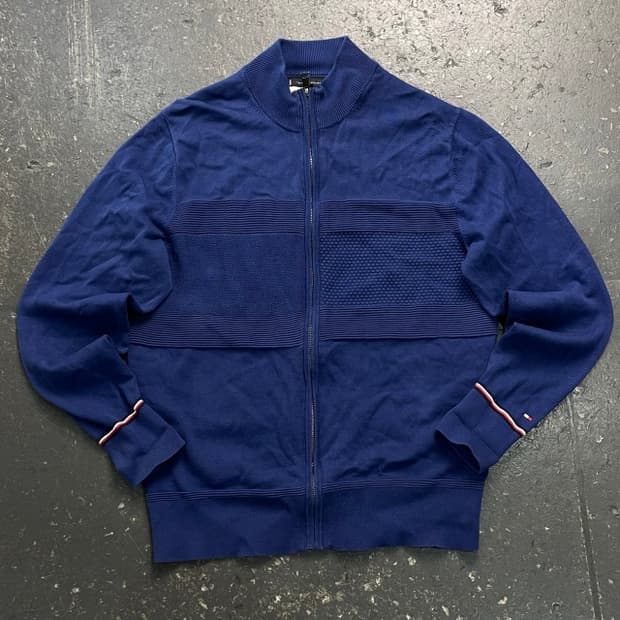 100 타미힐피거 니트집업