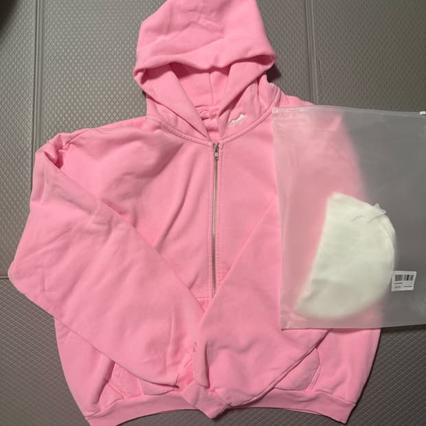 (L) SKYLRK swag2 클라우드 핑크 후드집업 