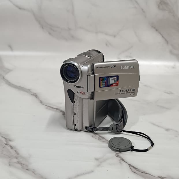 고장) 캐논 미니DV 캠코더 6mm 캠코더 ELURA2