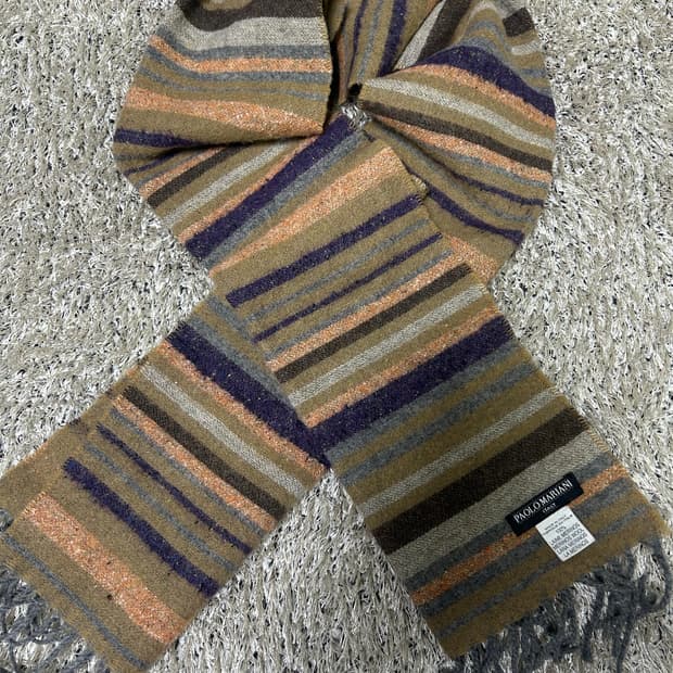 이태리제 램스울100프로 파울로 마리아니 목도리