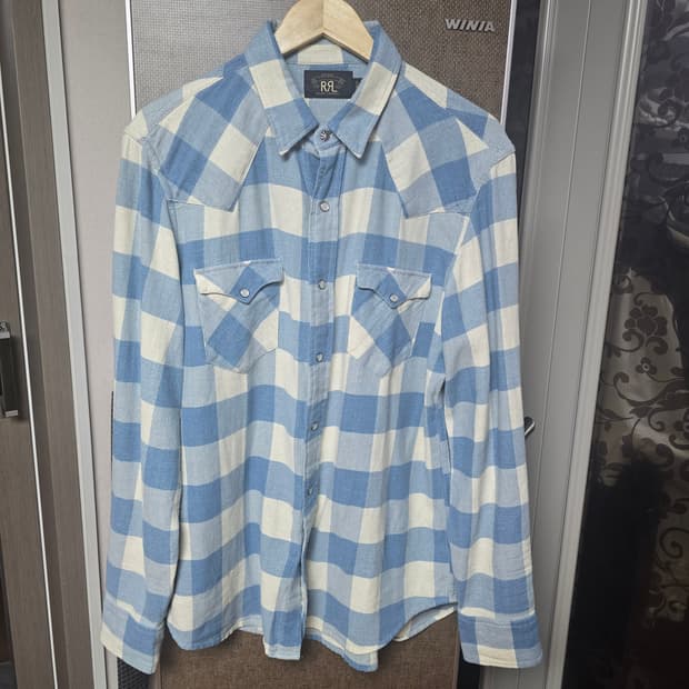 RRL 웨스턴셔츠 플란넬 플래드 셔츠