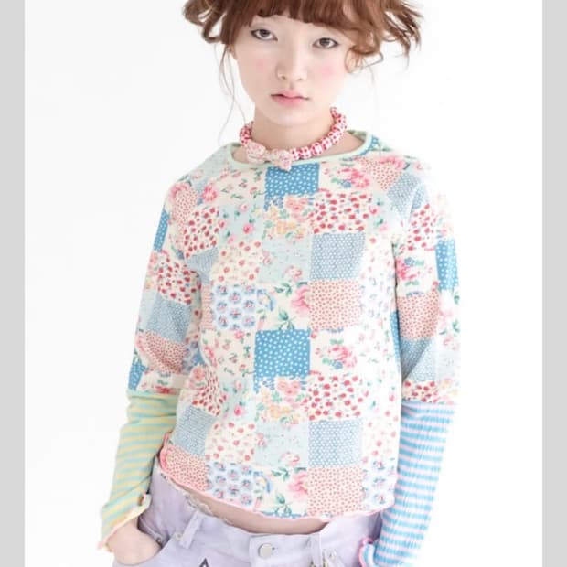 샵페어리 패치탑 블루