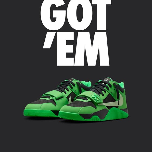 나이키 트래비스 스캇 티렉스 그린 스파크 275