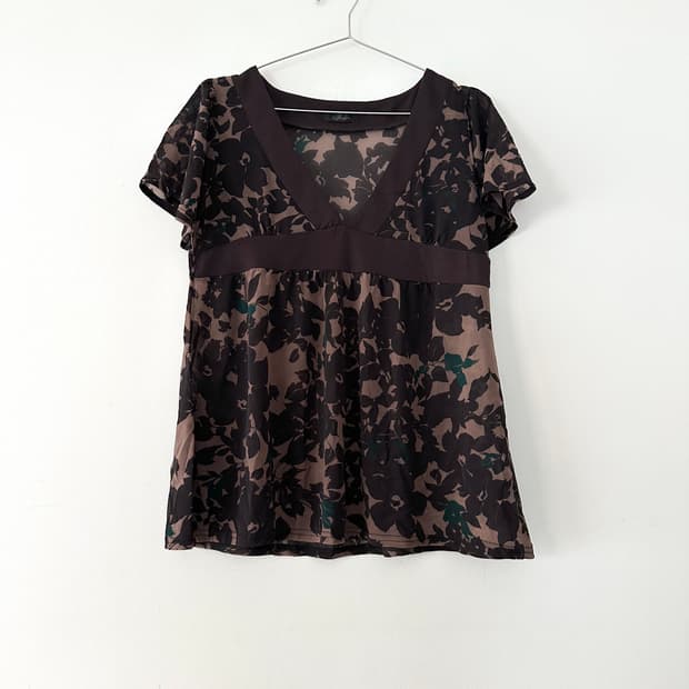 Leaf classy blouse