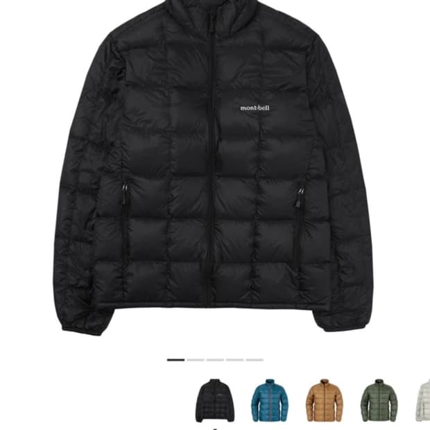 몽벨 슈페리어 다운 자켓 블랙 S