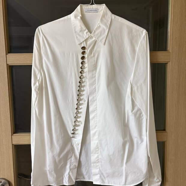 Jw anderson 화이트 셔츠 
