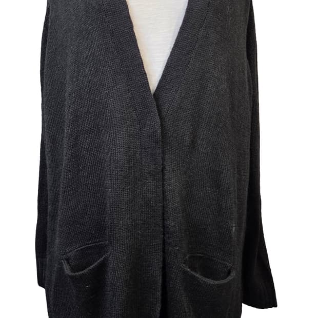 (특가)G-STAR롱 가디건 블랙 포켓 니트(S)남여공용