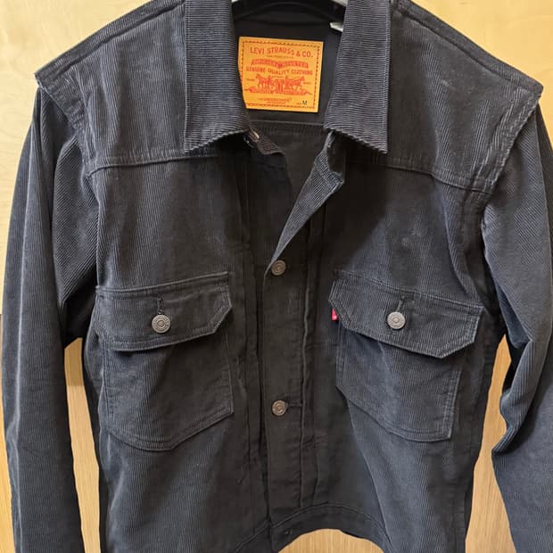 언더커버 리바이스 코듀로이 자켓 블랙