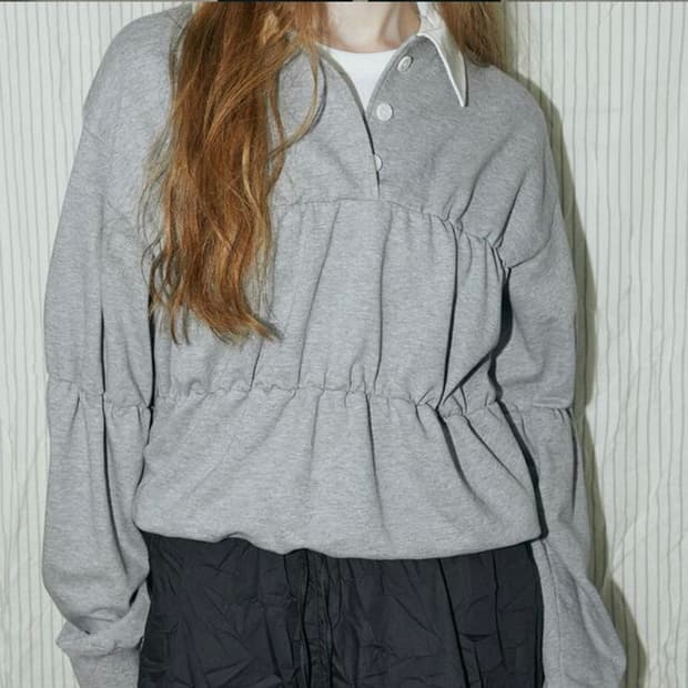 Youngoh 영오 셔링 카라 맨투맨 F