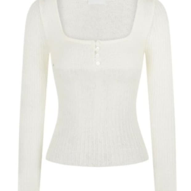 페일제이드 Hairy Lily Knit T 크림아이보리