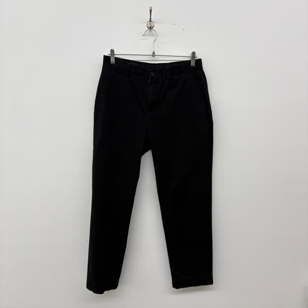 폴로 랄프로렌 블랙 면바지 30in