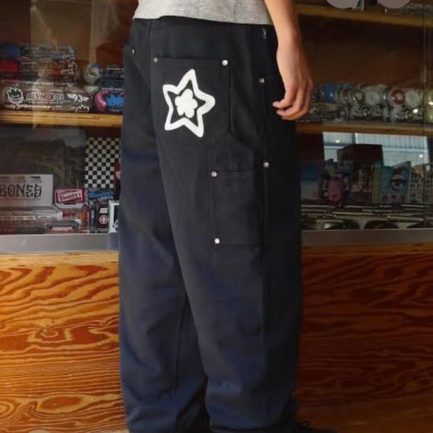 스타팀 더블니 네이비 사이즈교환