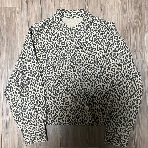 90‘s 레오파드 셔츠 아우터