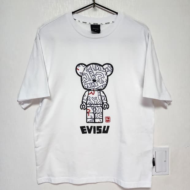 에비수 공용 패턴 타이거 브릭 루즈핏 반팔티