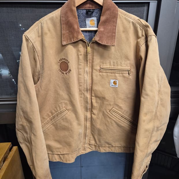 vtg carhartt 90s 칼하트 j01 덕 캔버스 디트로이트 자켓