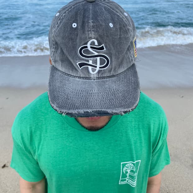 Distressed) 00s Stussy Ball Cap