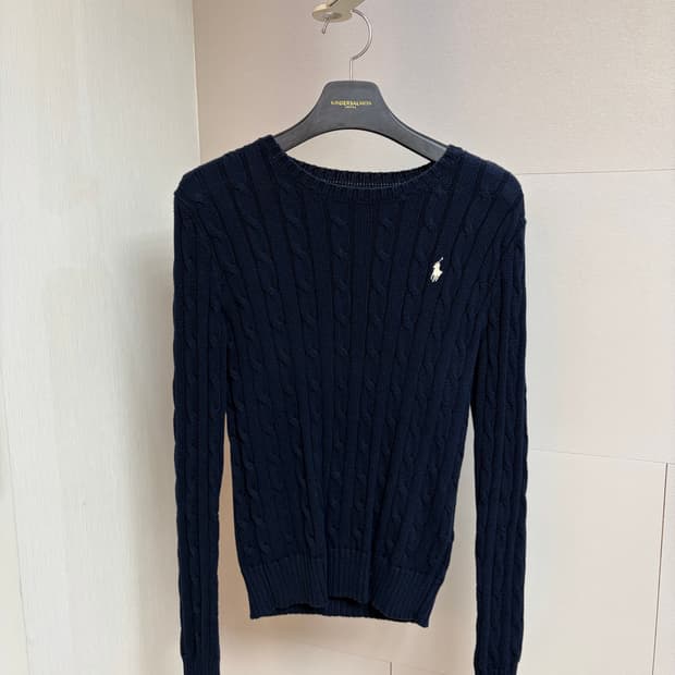폴로랄프로렌 케이블니트 네이비