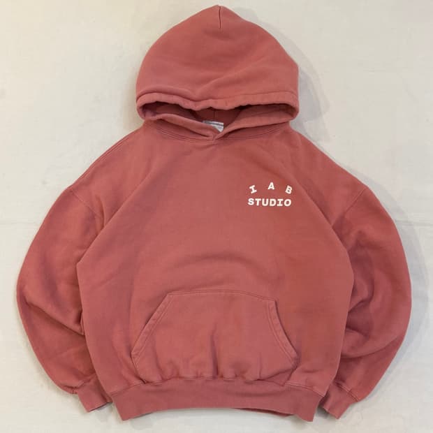 아이앱 스튜디오 후드티 로즈핑크