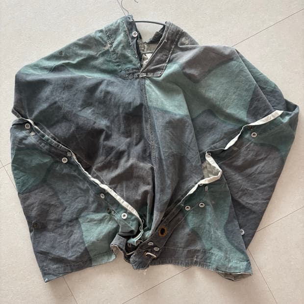 WW2 스웨덴군용 우비 겸 텐트