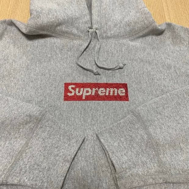 슈프림 스와로브스키 박스로고 라지