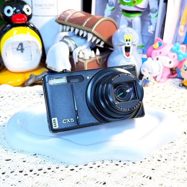 [🎞️필름 감성] 리코 RICOH CX5 블랙 레트로 디지털 카메라