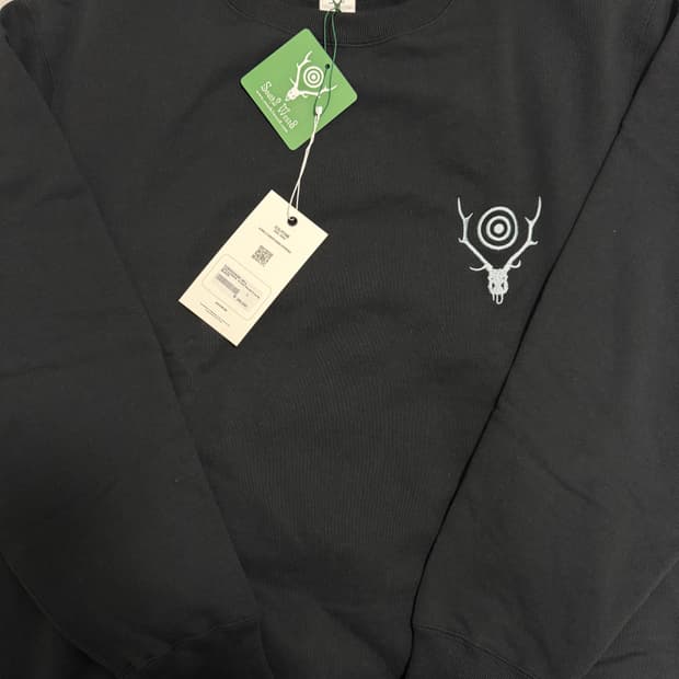 [L]남이서팔 s2w8 오바사이즈 크루넥 맨투맨 블랙 새상품