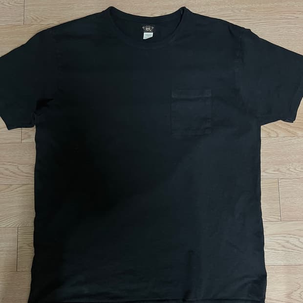 RRL 더블알엘 2Pack 티셔츠 블랙 L 1개