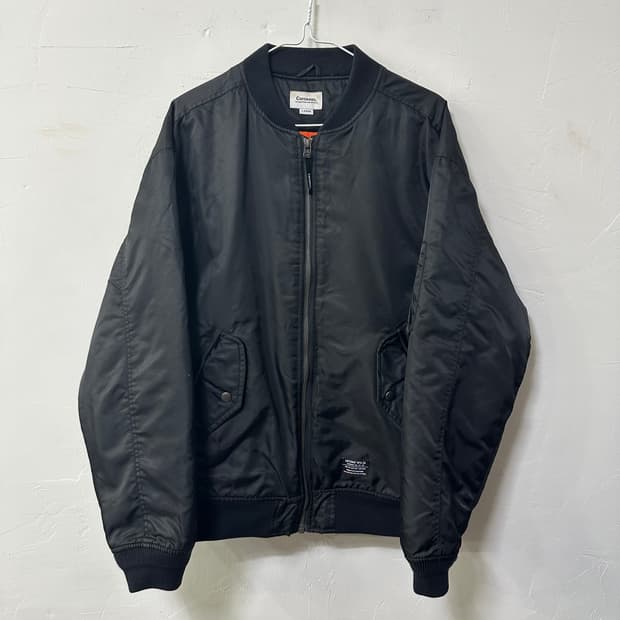 커버낫 블랙 MA-1 봄버 자켓 L