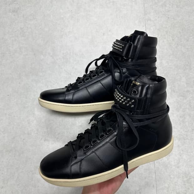 생로랑 에디 슬리먼 14Fw 스터드 하이탑 (쿨거 50)