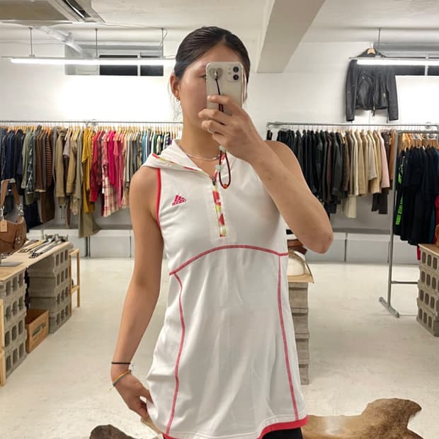 샵세일중🌞 ADIDAS sleeveless hoodtop 아디다스 후드