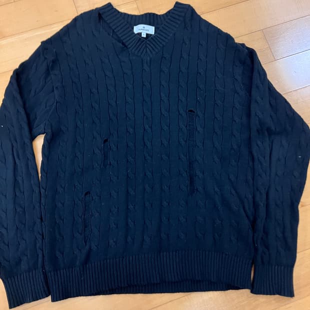 아워스코프 꽈배기 니트 1사이즈