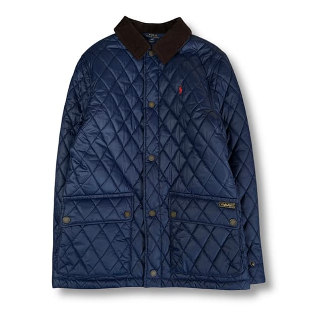 폴로 랄프로렌 네이비 카라 퀄팅 자켓 XL