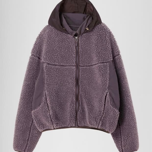 [M, 100-105] EE 누마레 후리스 플리스자켓 퍼플