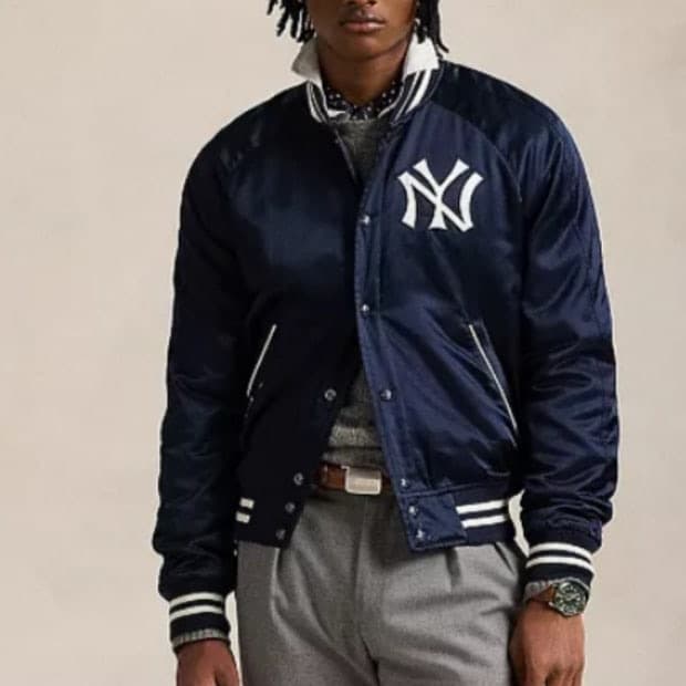 폴로 랄프로렌 양키스 새틴 바시티