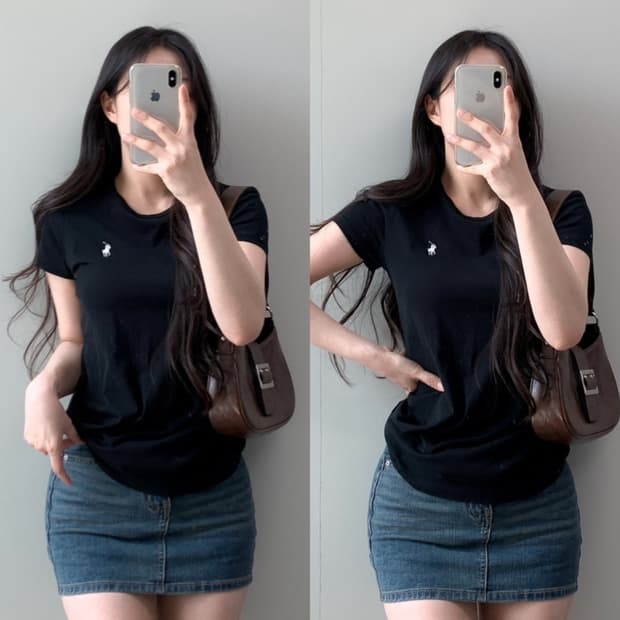 폴로 반팔 원피스