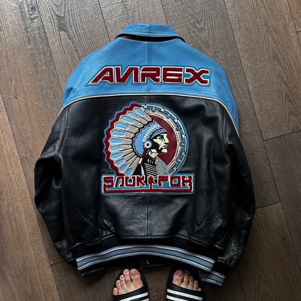 90-00‘s Avirex (아비렉스 가죽자켓)