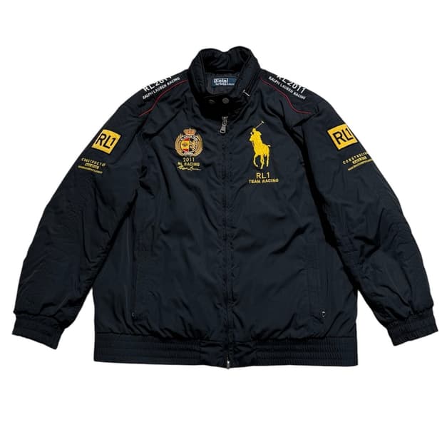 폴로 랄프 로렌 빅포니 에스파냐 RL1 레이싱팀 봄버 자켓