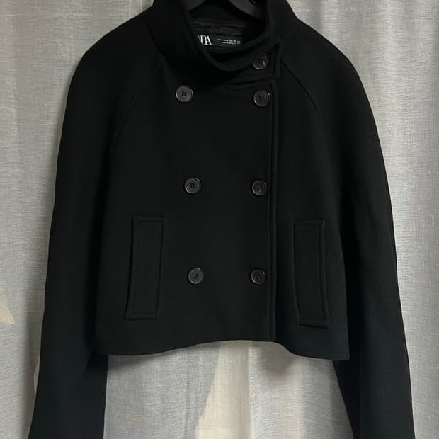 ZARA 자라 더블 울 자켓